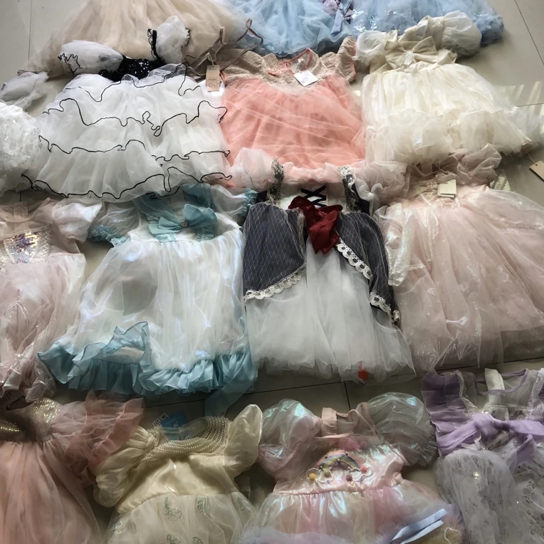 直播间扣号下单儿童公主裙礼服裙连衣裙