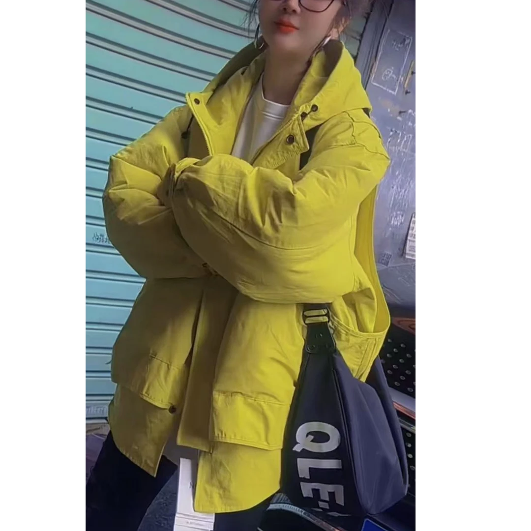 麦福家9031爆款加棉假两件外套加厚宽松连帽时尚