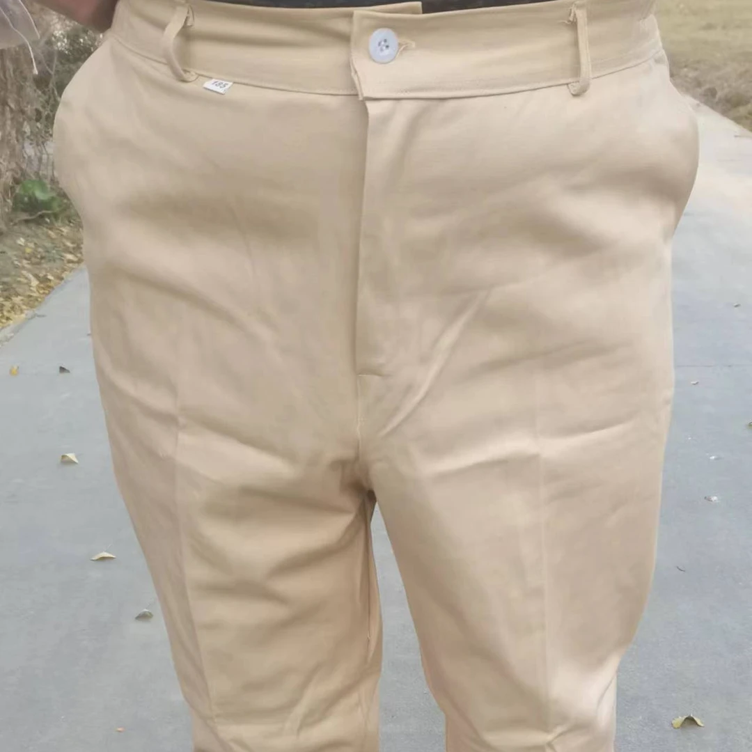 中远全棉单裤子高档宽松版工作服耐磨耐穿电焊劳保船厂工地男士