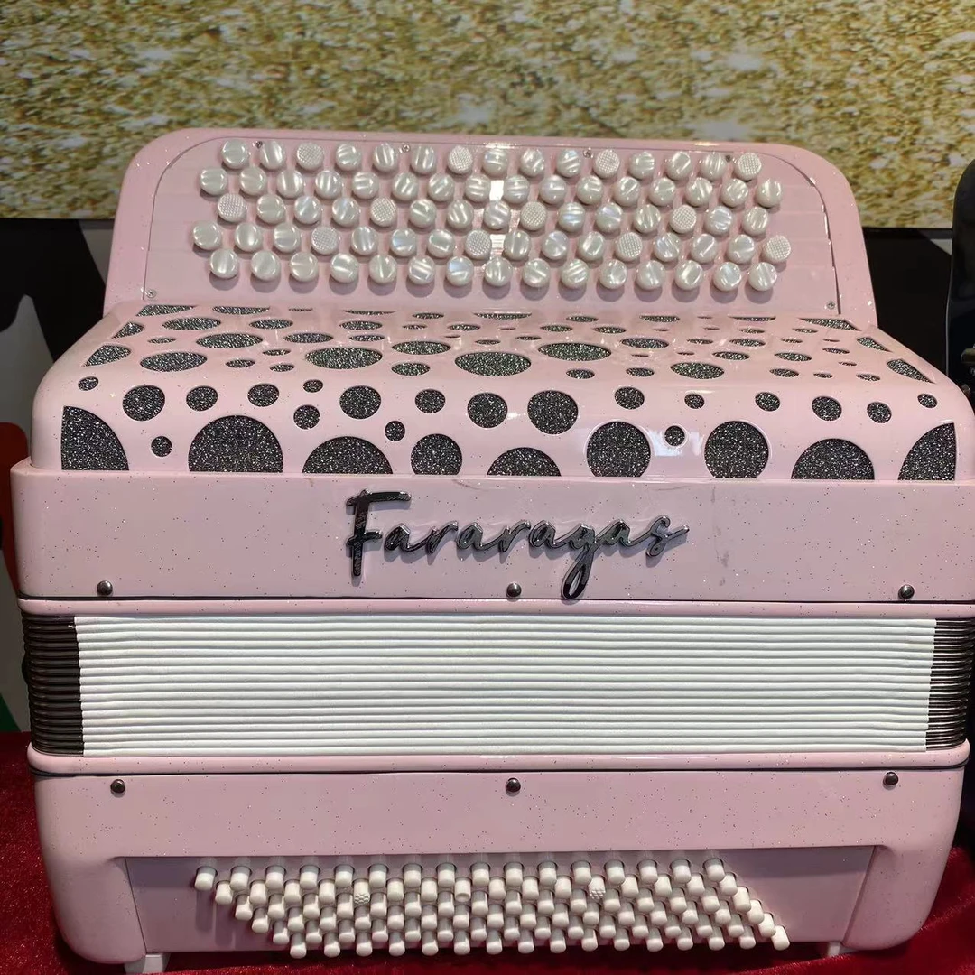 【双十一专享】中英合资法拉加斯牌96贝斯带后槽变音器巴扬手风琴