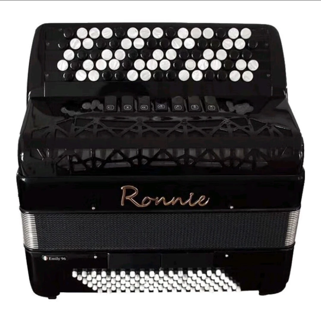 中意合资罗尼牌手风琴72键巴扬传统低音【全新】