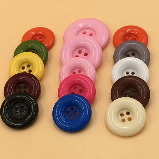 纽扣扣子圆形黑白色衣服钮扣外套扣毛衣睡衣扣子粉色大衣风衣扣