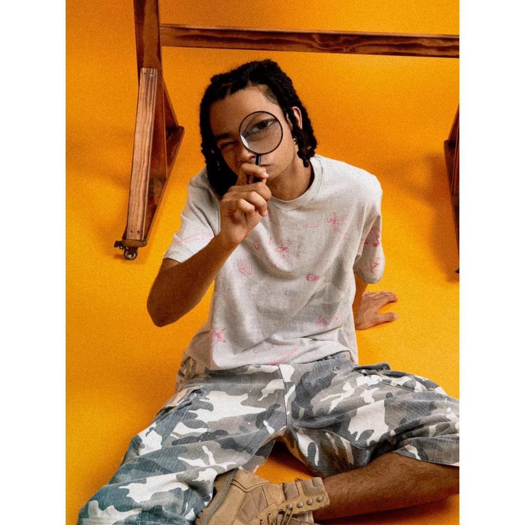 CONP 24SS Pink Chaos 粉色混乱涂鸦T恤