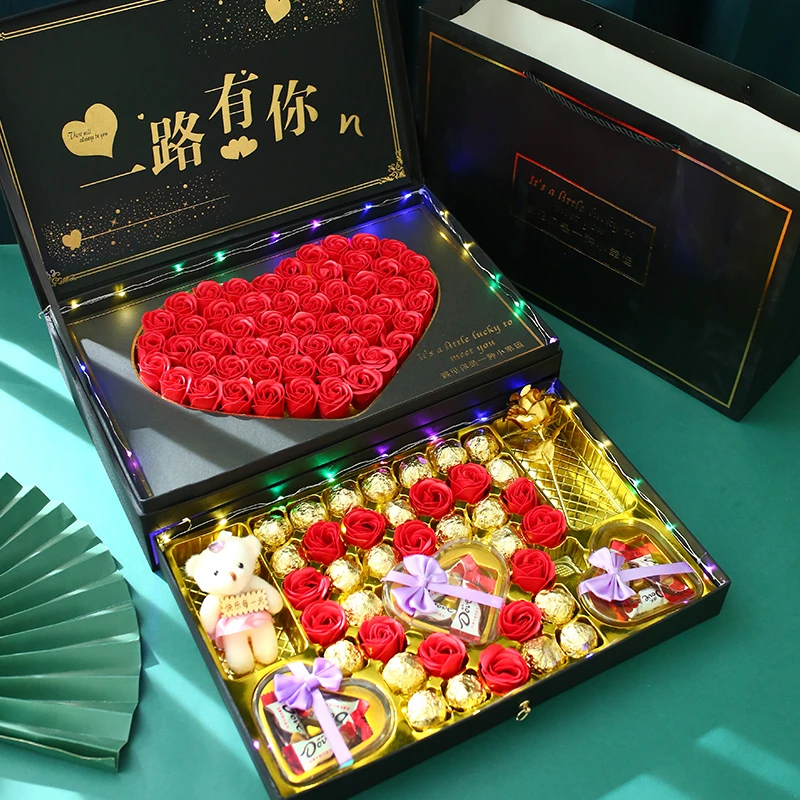 中秋节巧克力礼盒装送女生女友老婆礼物创意表白生日礼物实用礼品