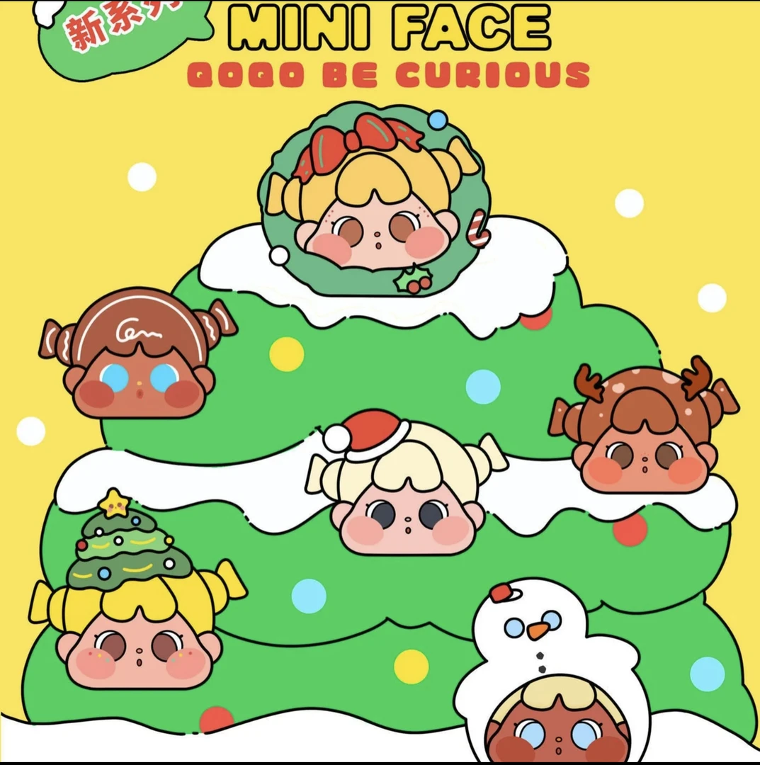 （拆盒）QOQO MINI FACE系列潮玩盲盒可爱萌粒