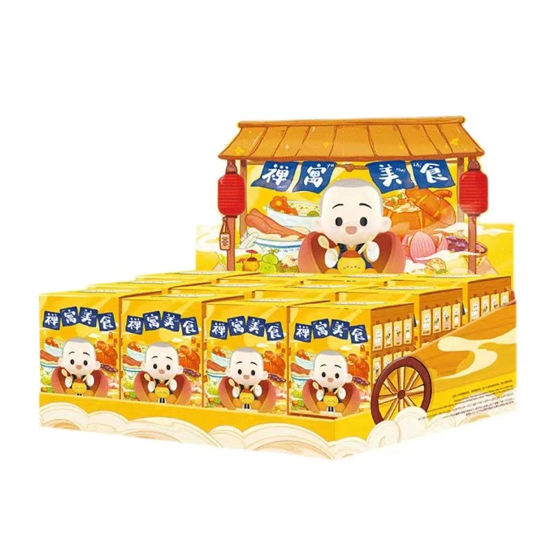 （拆盒）陆柒一禅小和尚禅寓美食系列游戏手办玩具1.16