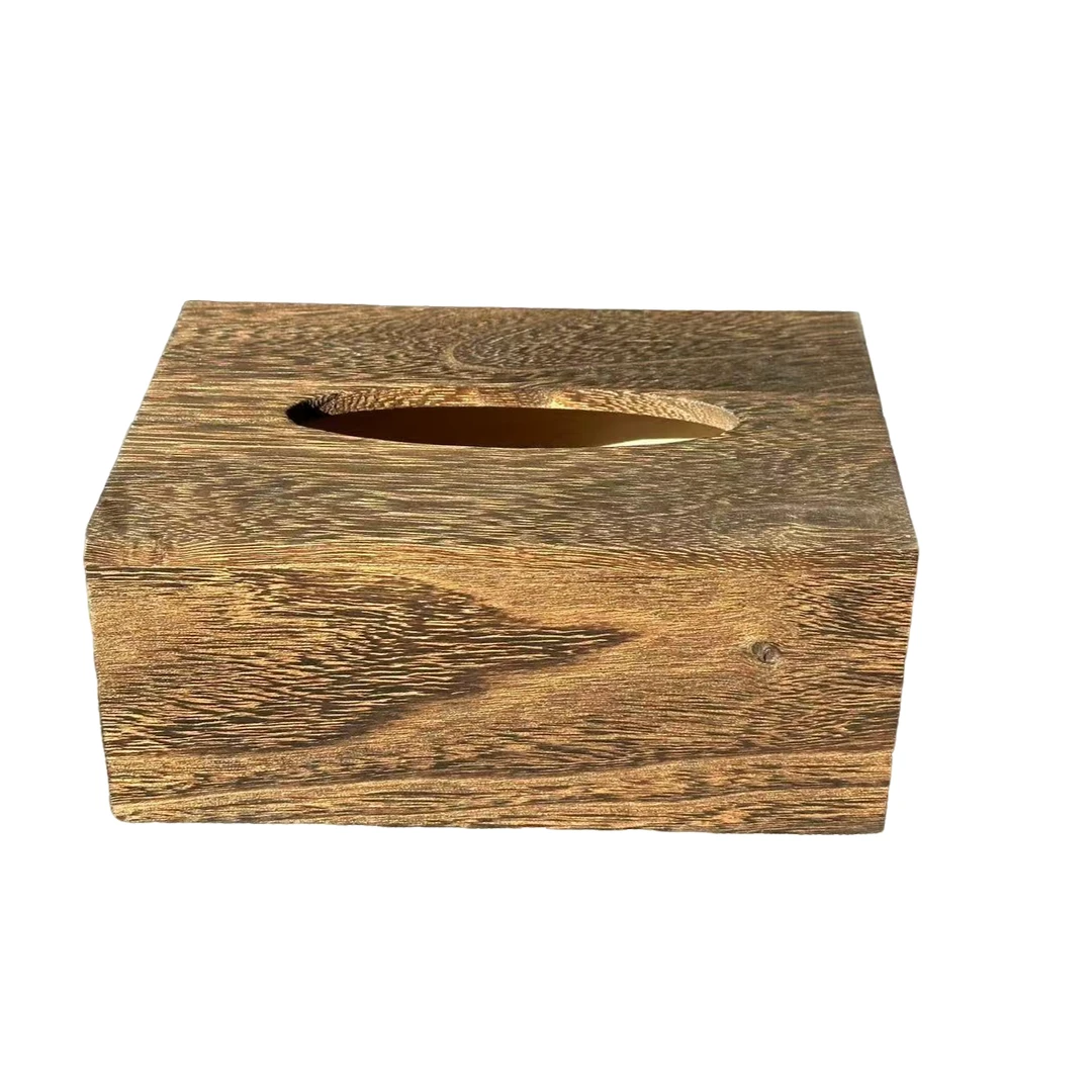 桌面抽纸盒木质复古家用客厅创意中式长方形1150