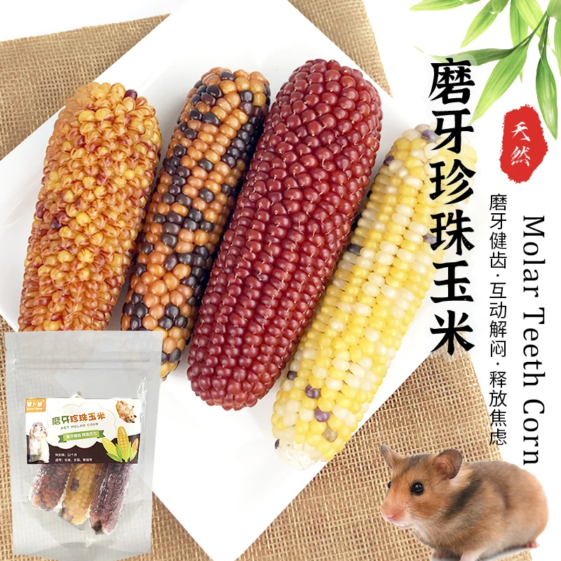 仓鼠磨牙棒迷你小玉米兔子龙猫豚鼠荷兰猪磨牙零食兔子饲料磨牙棒