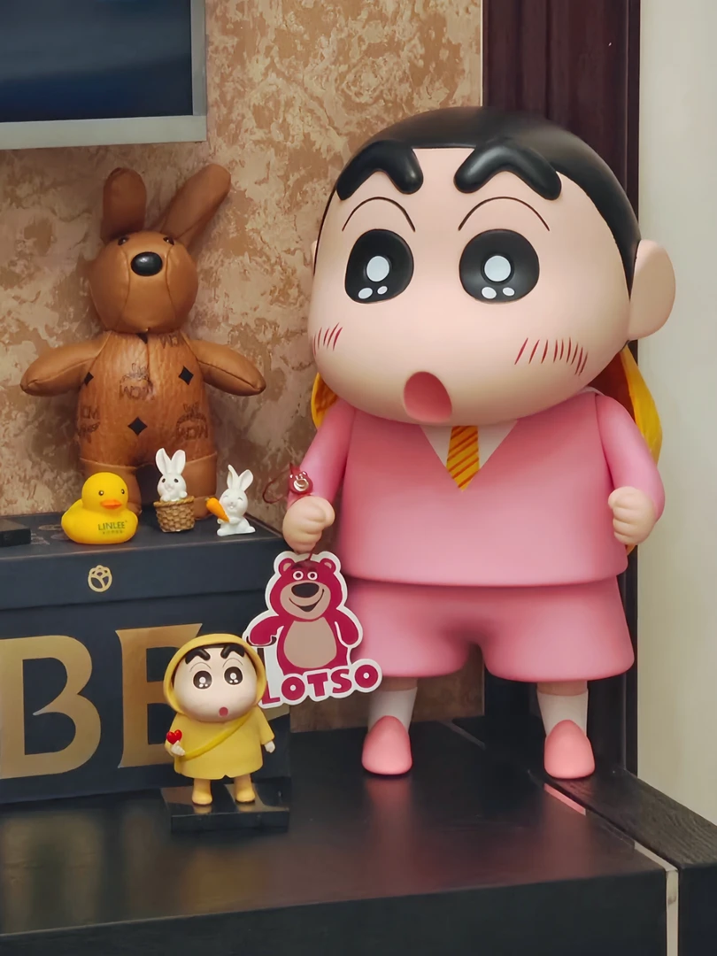 蜡笔小新产品野原新之助可爱搪胶1比1玩偶公仔周边系列礼物超大号