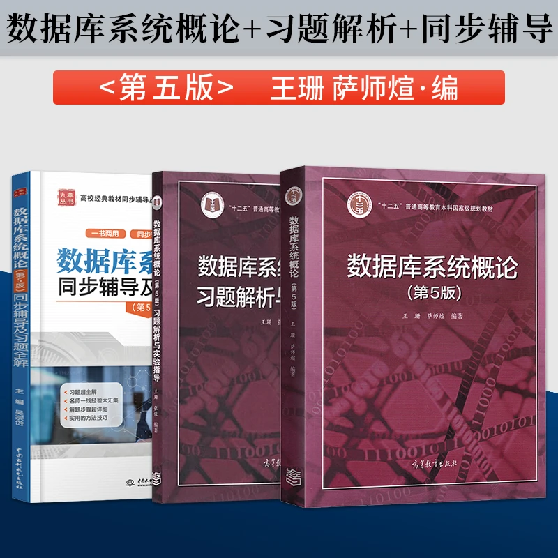 数据库系统概论第五版第5版王珊 萨师煊 高等教育出版社 大学教材