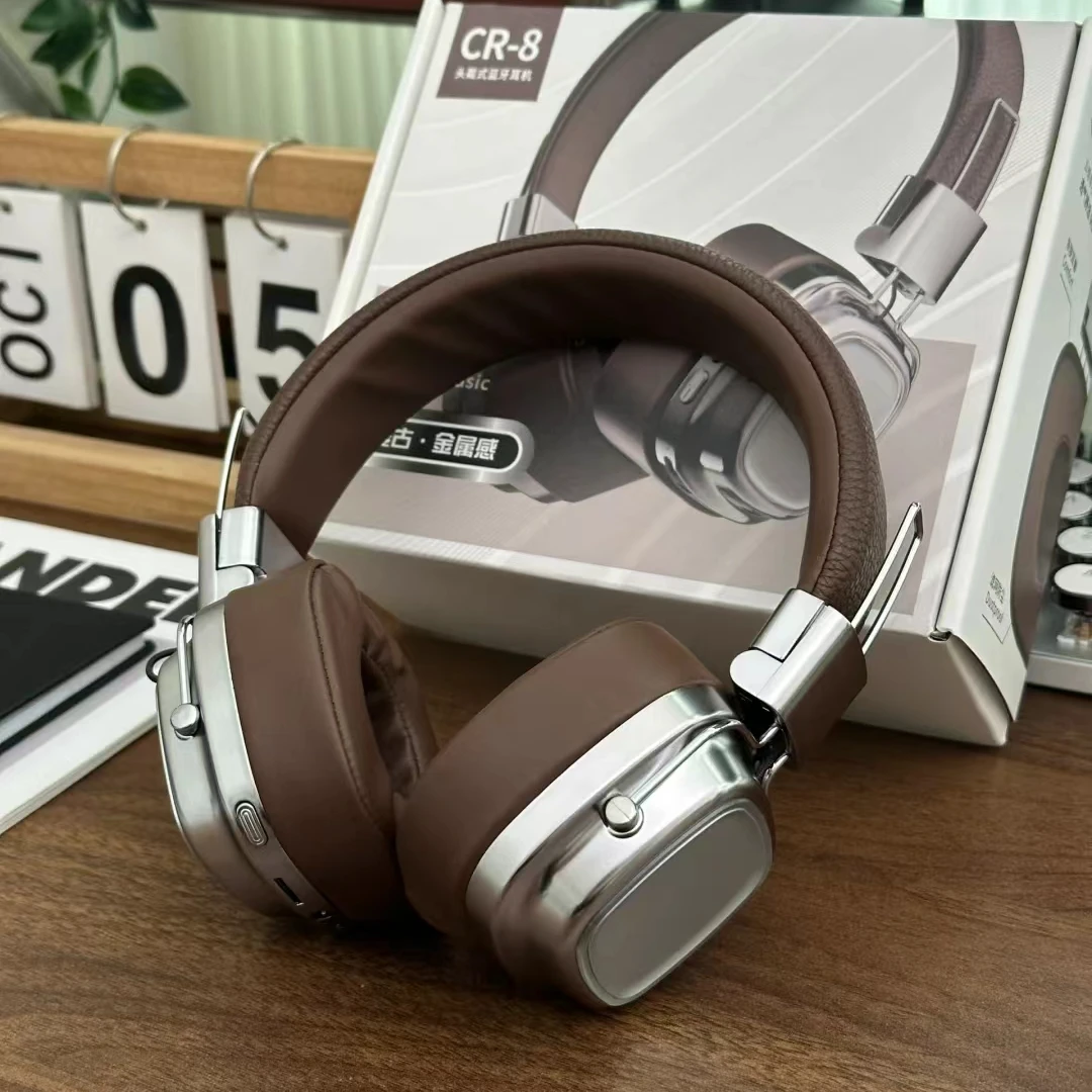 复古耳机头戴式无线蓝牙运动耳麦超长续航高音质听歌拍照手机通用