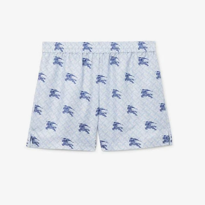 全新未使用 BURBERRY/博柏利 男士战马标短裤  Msh10100