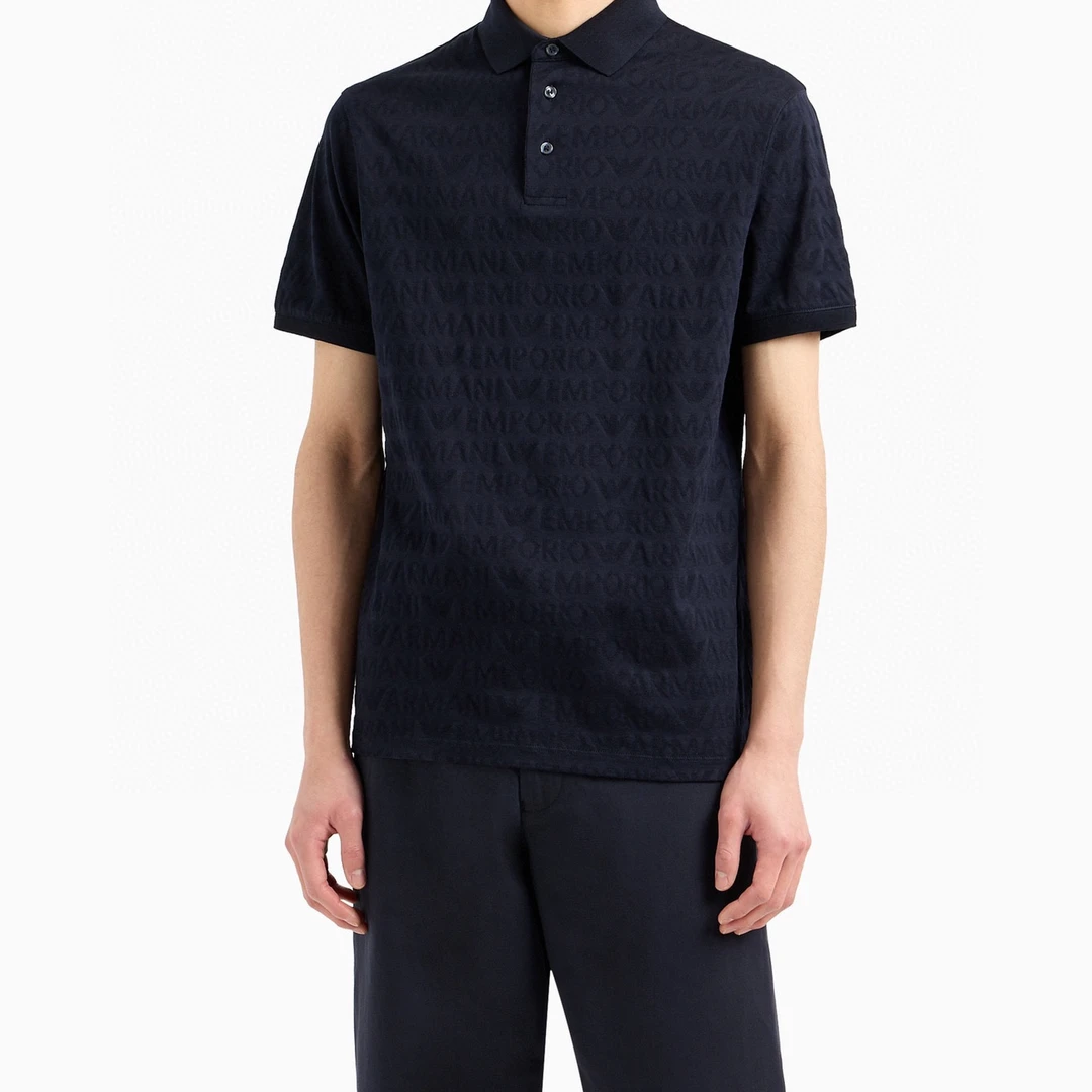 未使用 EMPORIO ARMANI/安普里奥·阿玛尼 男士满logo短袖MTS10670