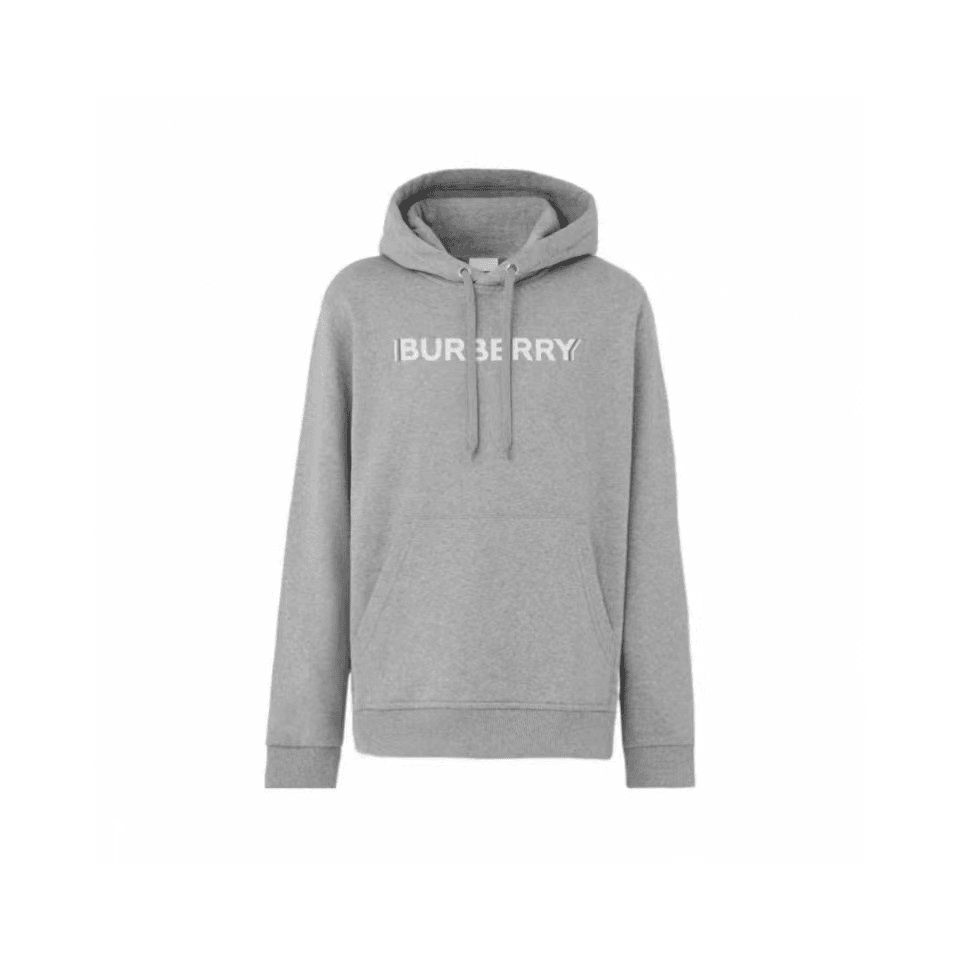 全新未使用 BURBERRY/博柏利 Burberry 男士灰色连帽卫衣MSW20123