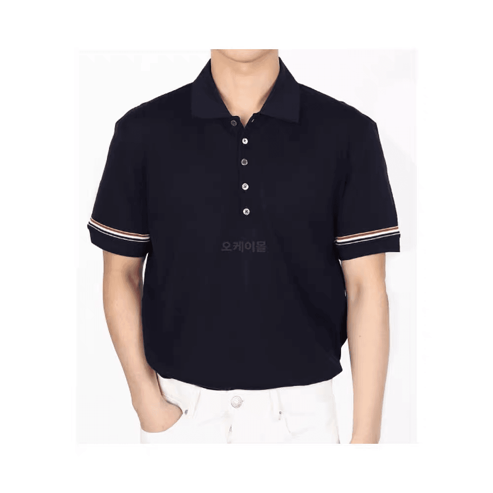 全新未使用 THOMBROWNE Thom Browne 24款男士短袖Polo衫mts10568