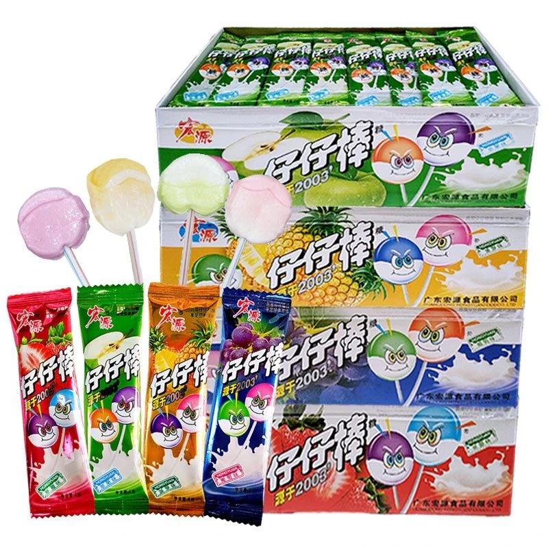 【到手80支】宏源仔仔棒整合水果味网红棒棒糖怀旧零食