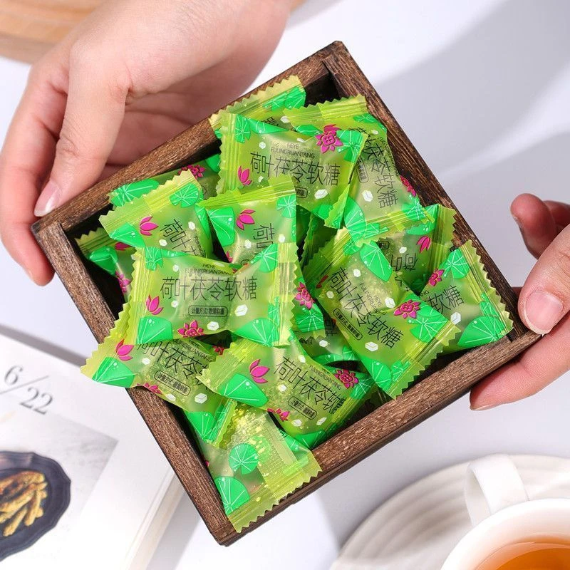 荷叶茯苓软糖清凉软糖袋装休闲好吃解馋好吃零食