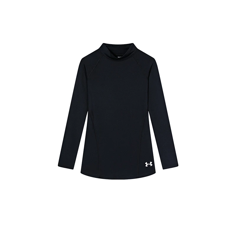 安德玛儿童保暖长袖打底衫运动针织半高领上衣1366062