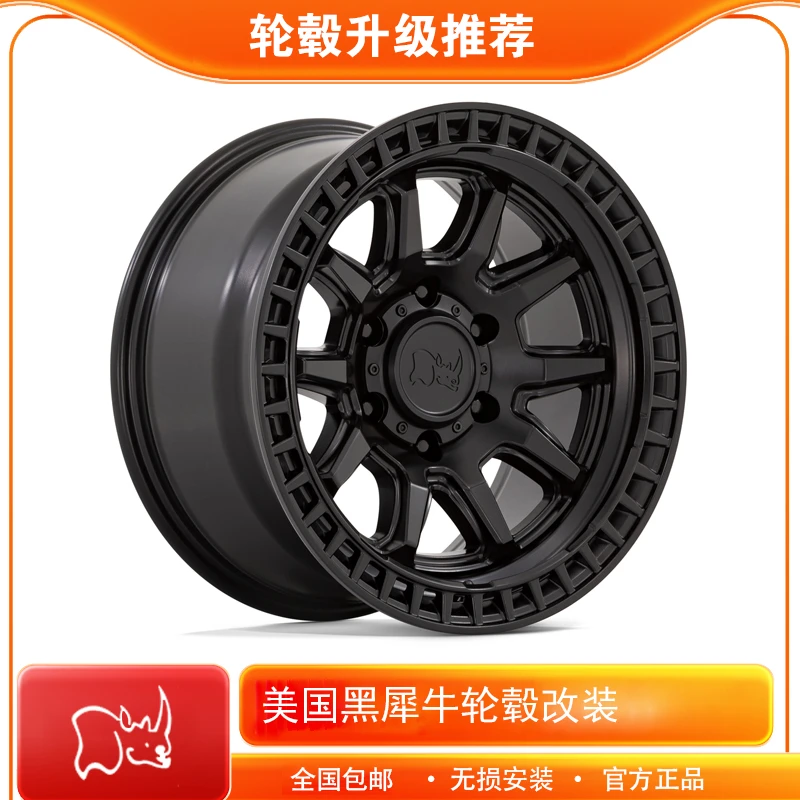 美国黑犀牛BLACK RHINO Calico越野轮毂改装适配牧马人猛禽丰田