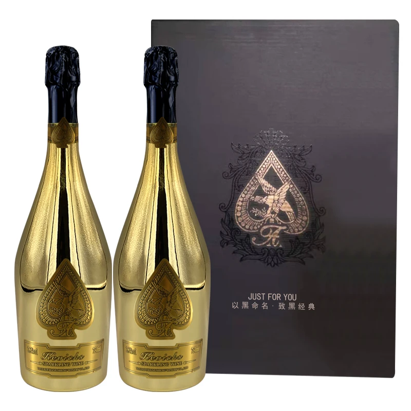 Q【双十二】果酒酒厂批发起泡酒正品保证黑桃A气泡酒节日送礼750ml