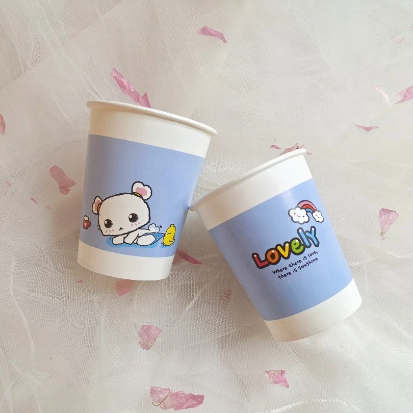 专业定做纸杯茶杯加厚可定制一次性杯子印logo家用商务接待水杯