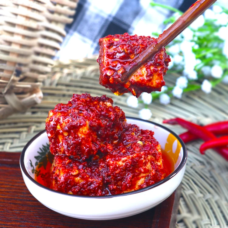 湖南特产 农家香辣豆腐乳