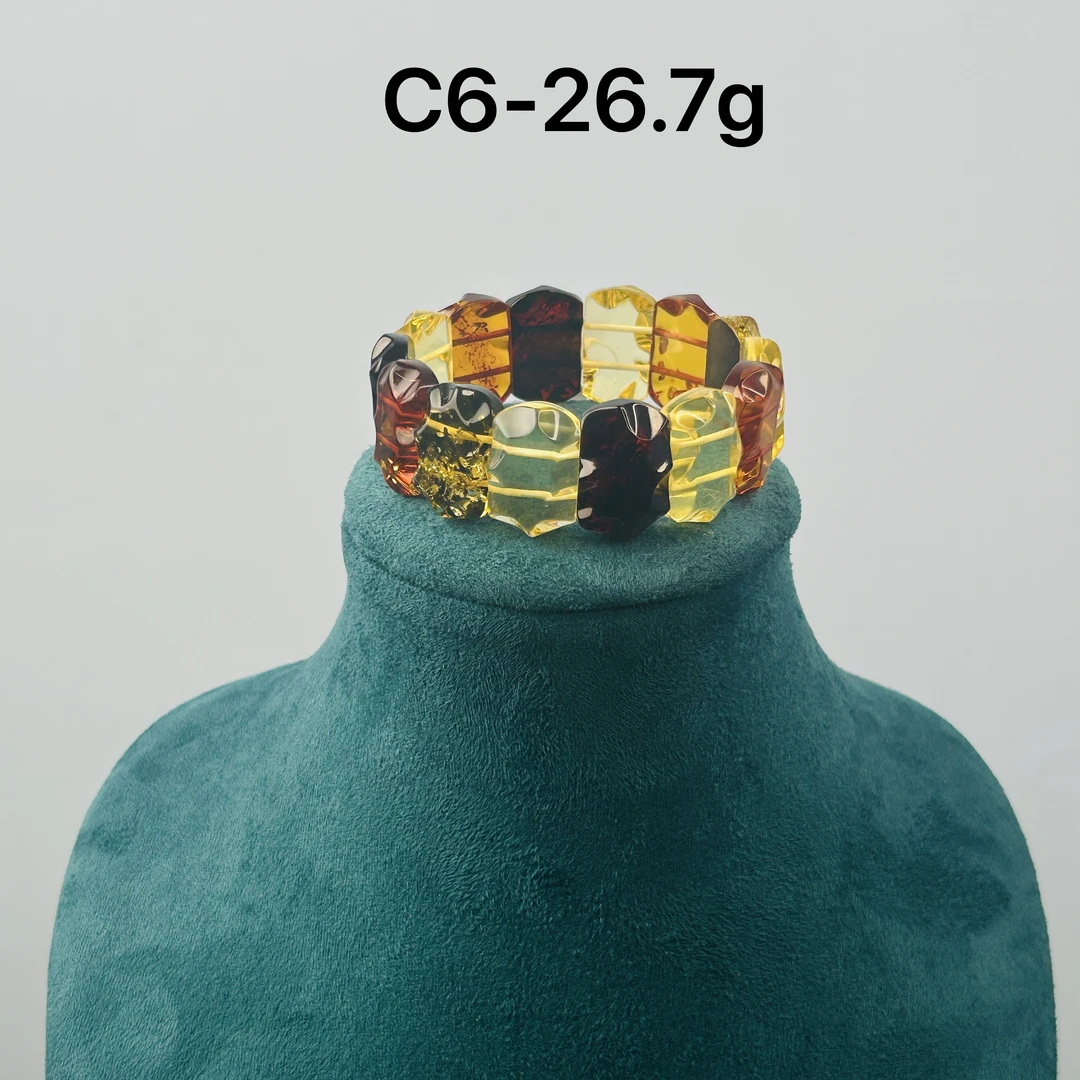 非金属树脂手链 【c6-26·7g】رۇسىيە ساپ كەھرىۋا بىلەيزۈكلىرى