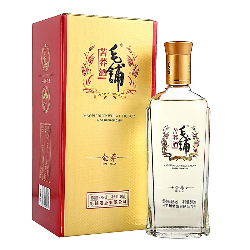 劲牌毛铺苦荞酒金荞42度500ml