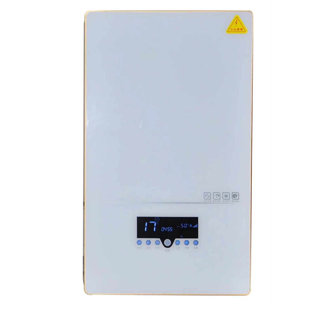 百花仙子三维迷宫敞开一体洗碗壁挂电锅炉ai8-24千瓦壁挂炉加热