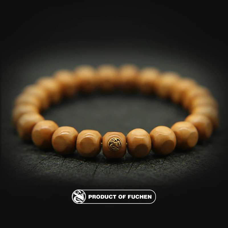 【浮尘臻品】浮生猴单标款六方全品10+馒头猴头手串（24K金标浮雕）