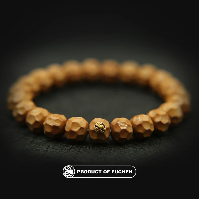 【浮尘臻品】浮生猴单标款无相全品10+馒头猴头手串（24K金标浮雕）