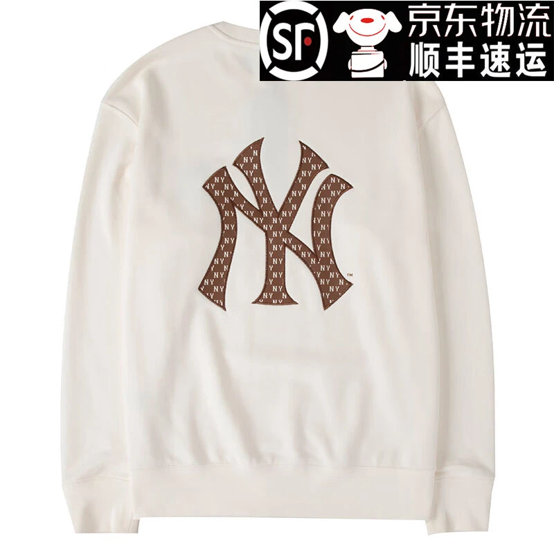 MLB美职棒2023秋季新款情侣透气圆领卫衣套头衫 运动时尚潮流宽松