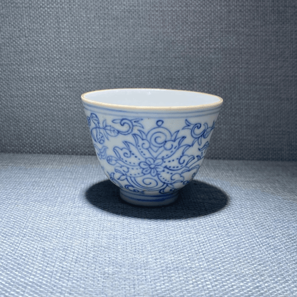 青花茶杯细路主人杯