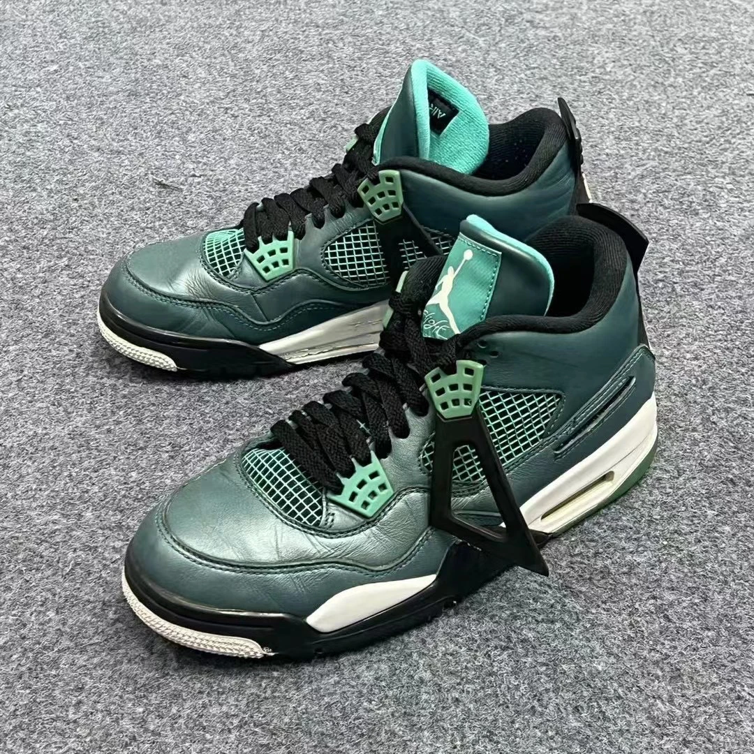 41码/NIKE AIRJORDAN4湖水绿配色 低帮篮球鞋