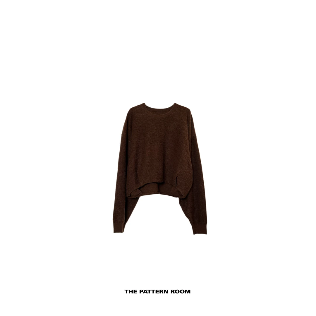 The pattern room | 可持续时髦暖毛圈肌理花苞卫衣