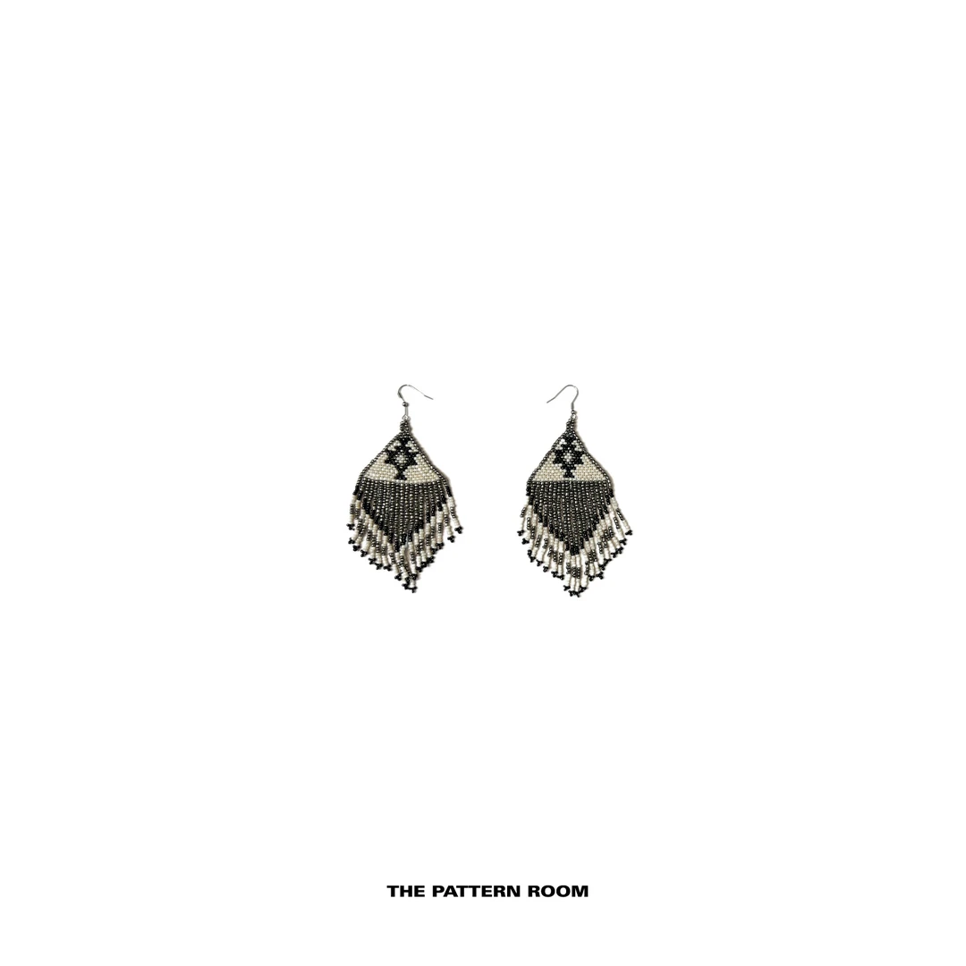 非金属玻璃耳饰 The pattern room | 新波西米亚动态流苏耳饰