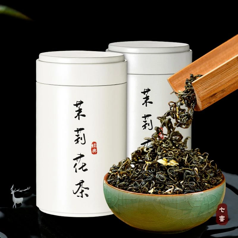 大师飘雪茉莉飘雪花茶七窨工艺浓香自然花香