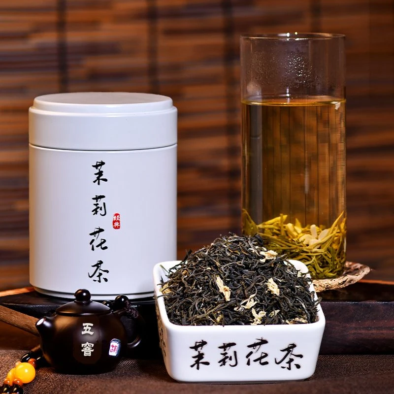 大师飘雪茉莉花茶茉莉飘雪小毛尖浓香耐泡口粮茶老茶客喜爱