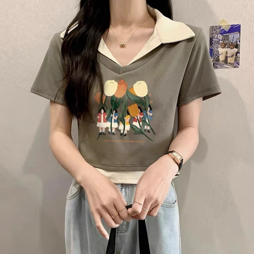 编码251-300新款夏季时尚显瘦显瘦上衣