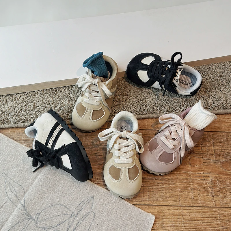 儿童潮牌童鞋2024新款低帮街舞鞋子男童女童阿甘防滑板鞋