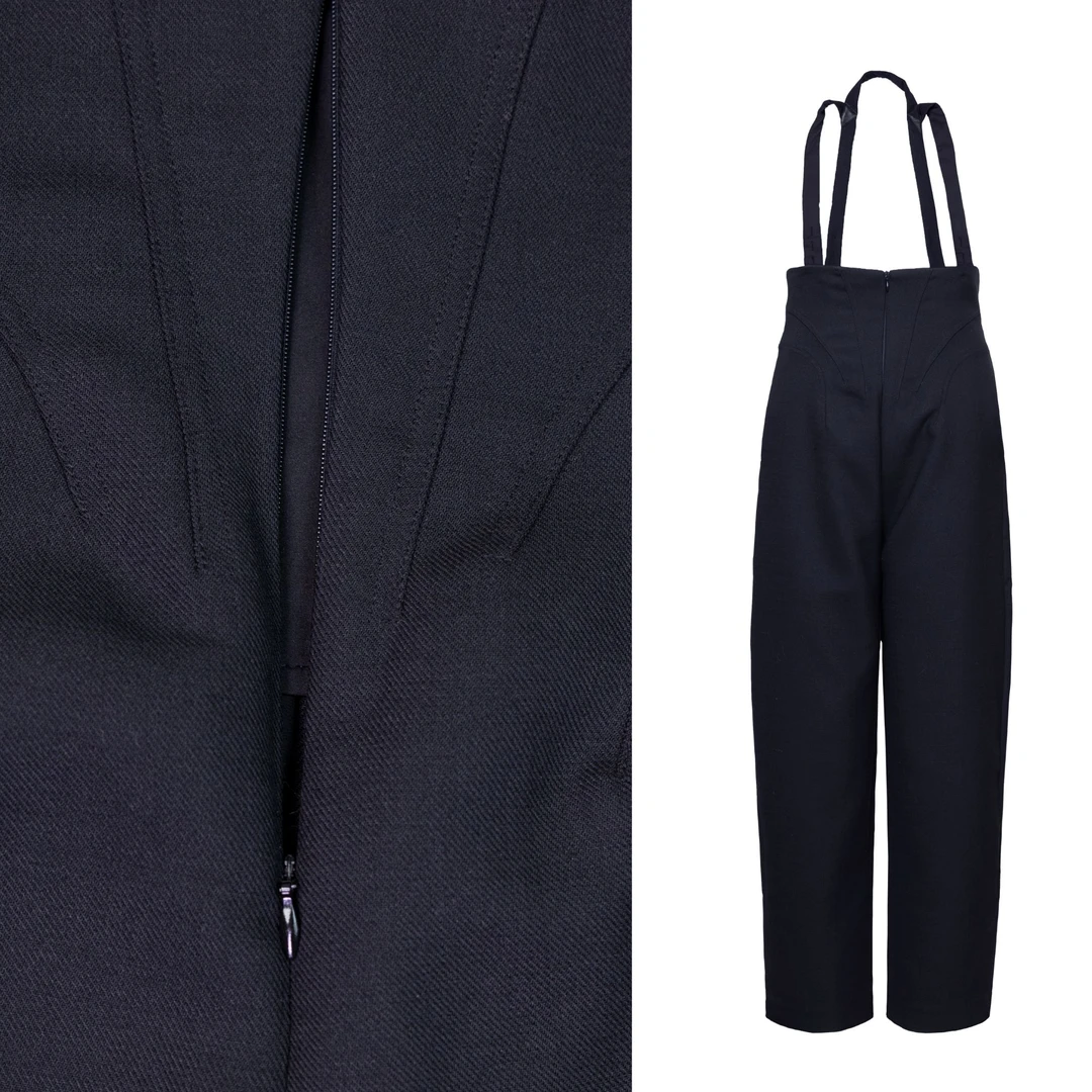 【坤姨专属】“时髦背带裤”显瘦直筒背带裤高级休闲裤