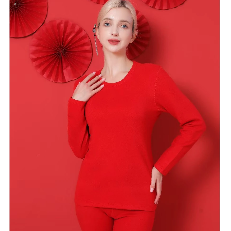 情侣款内穿无痕大码保暖套装2068/2069