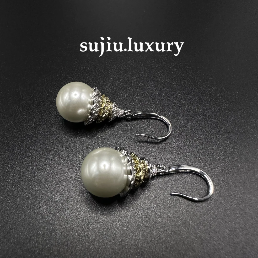 铜合金耳饰 《维也纳》外贸款luxury高奢高定设计师款耳饰6147