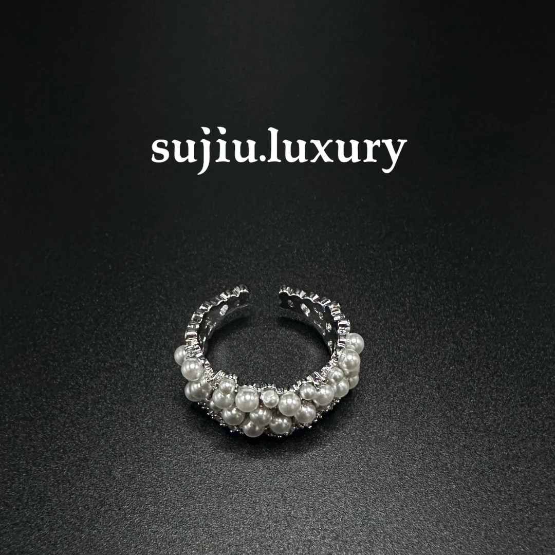 铜合金戒指 《浪漫初夏戒指》简约小众轻奢韩版戒指6172