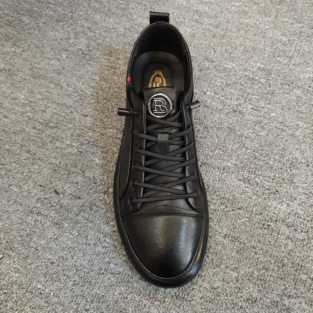 51529秋季新款男鞋韩版软面真皮男士皮鞋百搭休闲鞋单鞋潮225