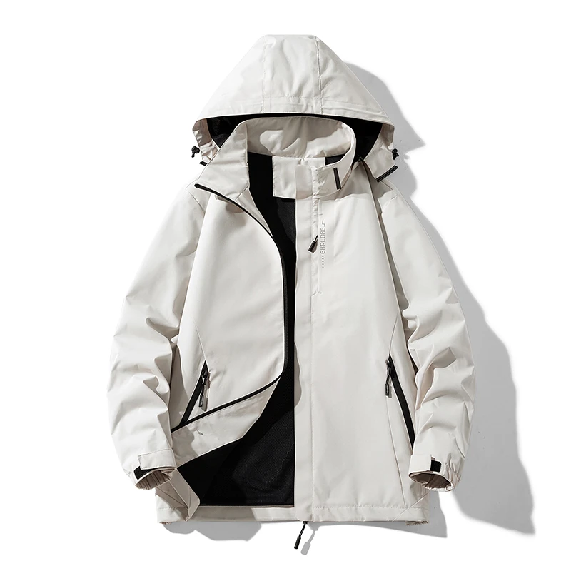 【清风专属】 情侣美式冲锋衣 春秋户外男女连帽夹克衫潮牌外套休闲