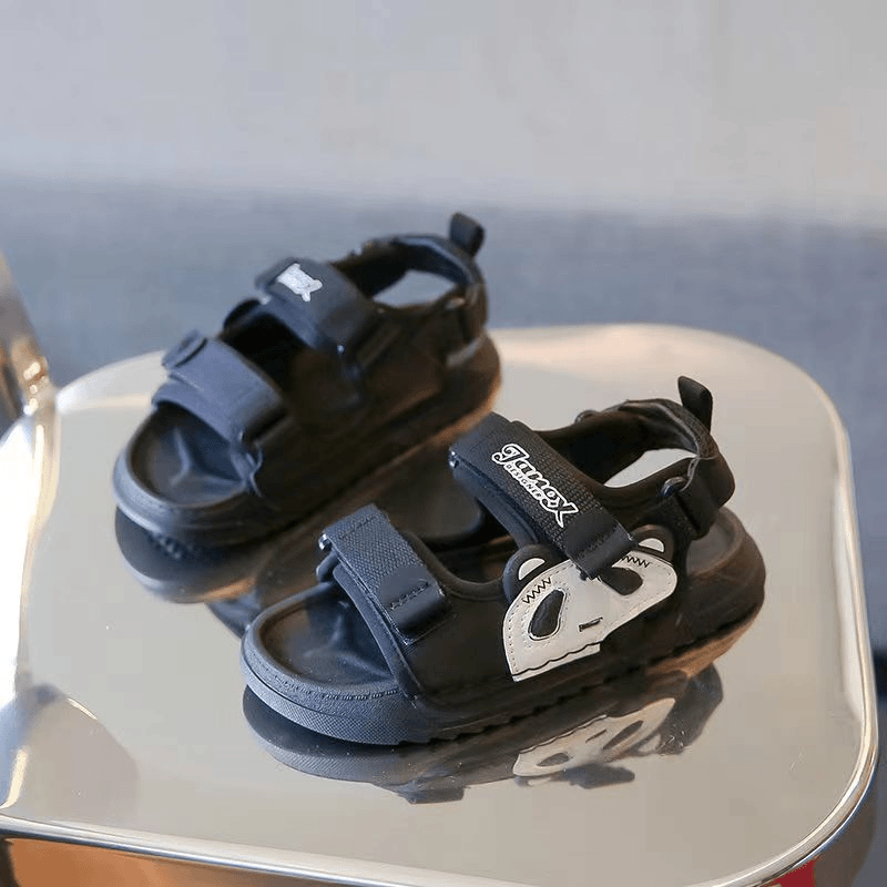 卡通可爱男童凉鞋夏季儿童防滑软底女孩时装凉鞋中大童户外沙滩鞋
