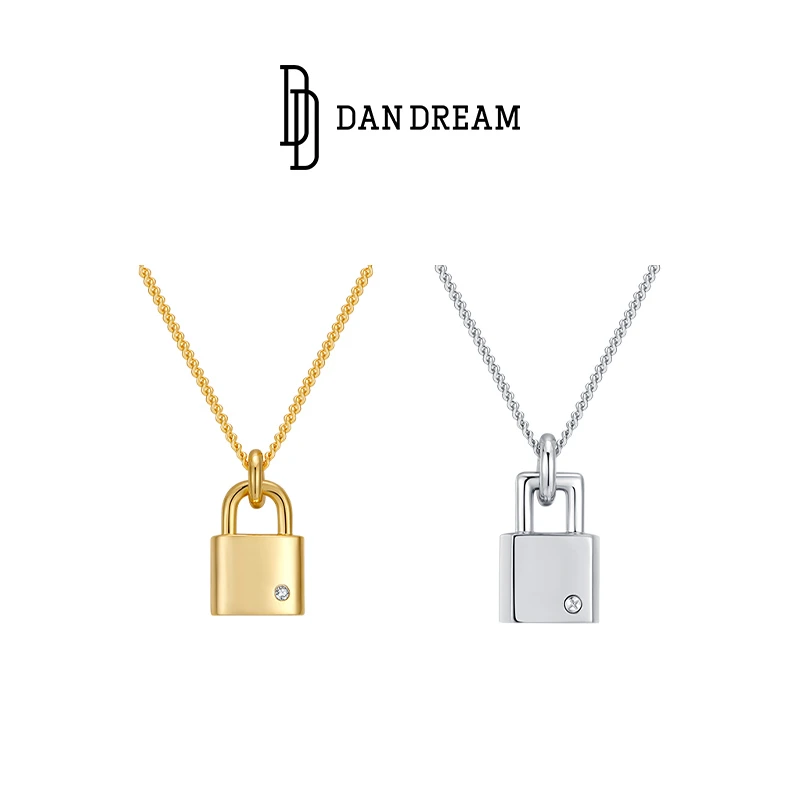 DANDREAM锁爱项链情侣款情人节送女友可叠戴