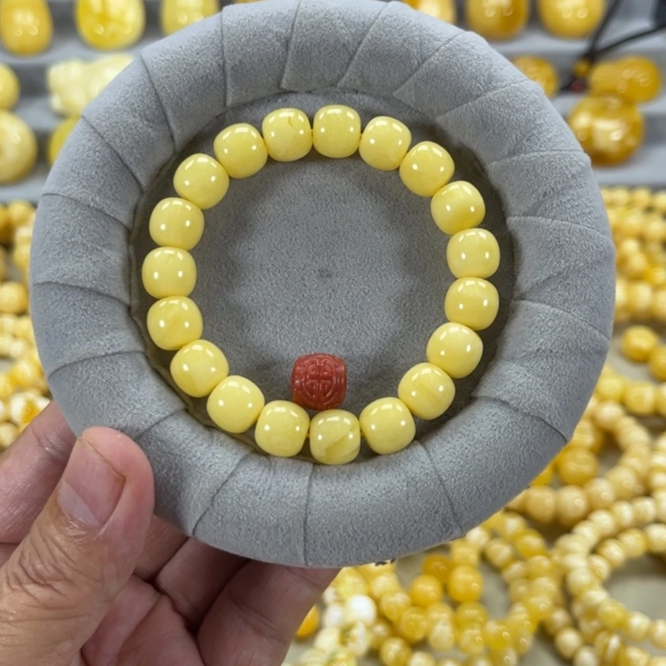 【闪购商品】蜜蜡手串未镶嵌毛*娃