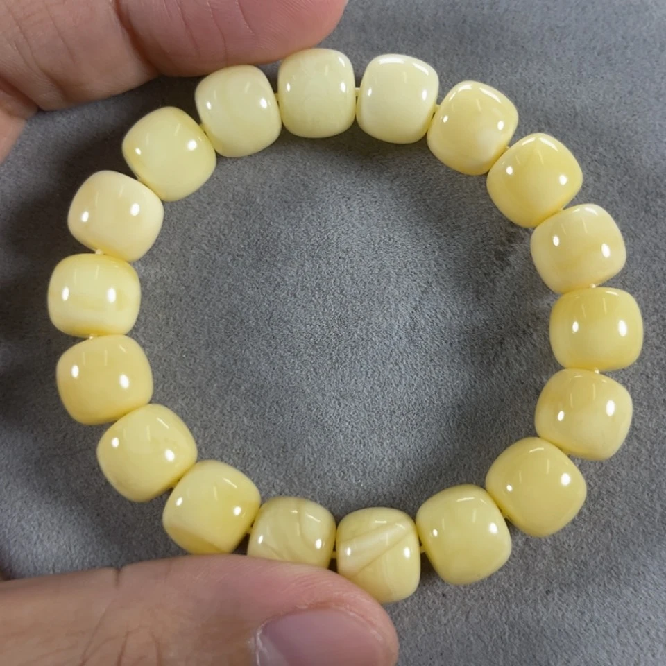 【闪购商品】蜜蜡手链未镶嵌没***?满蜡渐变色